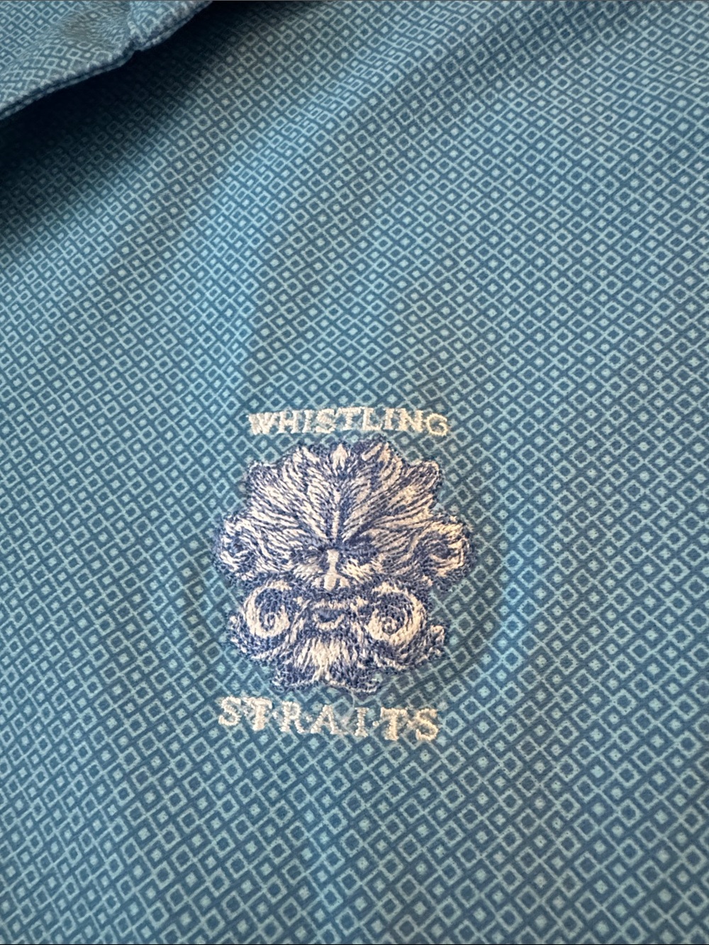 Peter Millar Men’s Sky Blue Performance Polo with Embroidered Crest - Picture 3 of 5